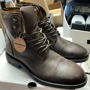 Aldo | Shoes | Aldo Mens Nigoniel Style Leather Boots Brown 